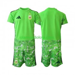 Camisola Argentina Guarda-redes Criança Equipamento Terceiro Copa do Mundo 2026 Manga Curta